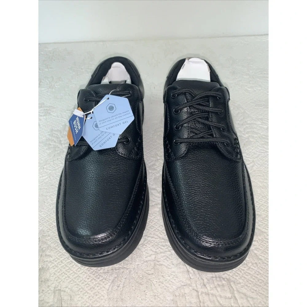 Nunn Bush Cameron Moc Toe Oxford Shoes‎ Lightweight Black  10 M Comfort Gel